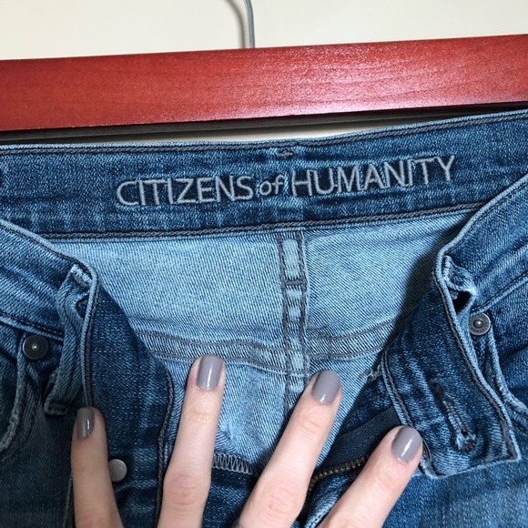 CITIZEN OF HUMANITY Rocket distressed jeans, SZ 29 - Picture 4 of 5